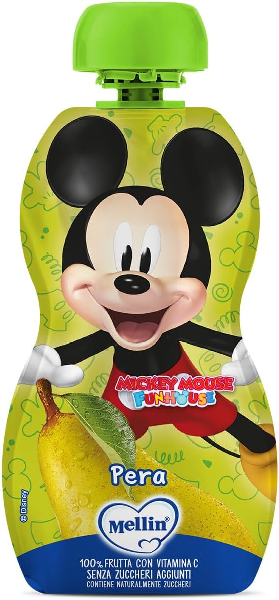 Thumbnail 2 de MELLIN Merenda alla frutta Disney Mickey Mouse — 100% Pera, 6 confezioni da 110 g