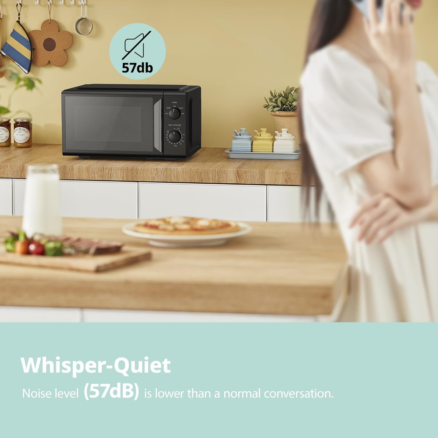 Thumbnail 6 de COMFEE' CMO-MP012ND 19L 700W mini microwave
