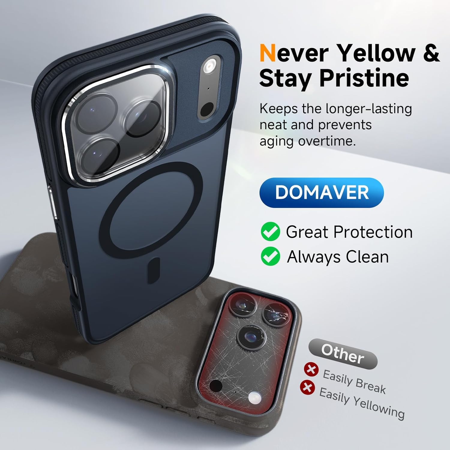 Thumbnail 6 de Magnetic 3 in 1 for iPhone 17 Pro Max Case with Screen Protector and Camera Cover