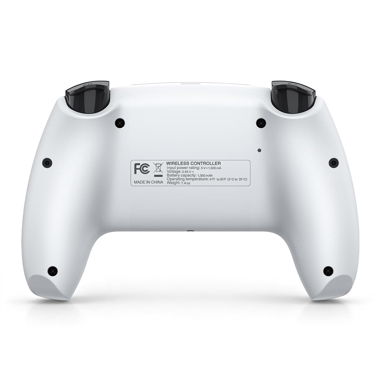 Detalle de MOOGOLE Controller Wireless Gamepad for PS5, PC, Mac & Mobile, White