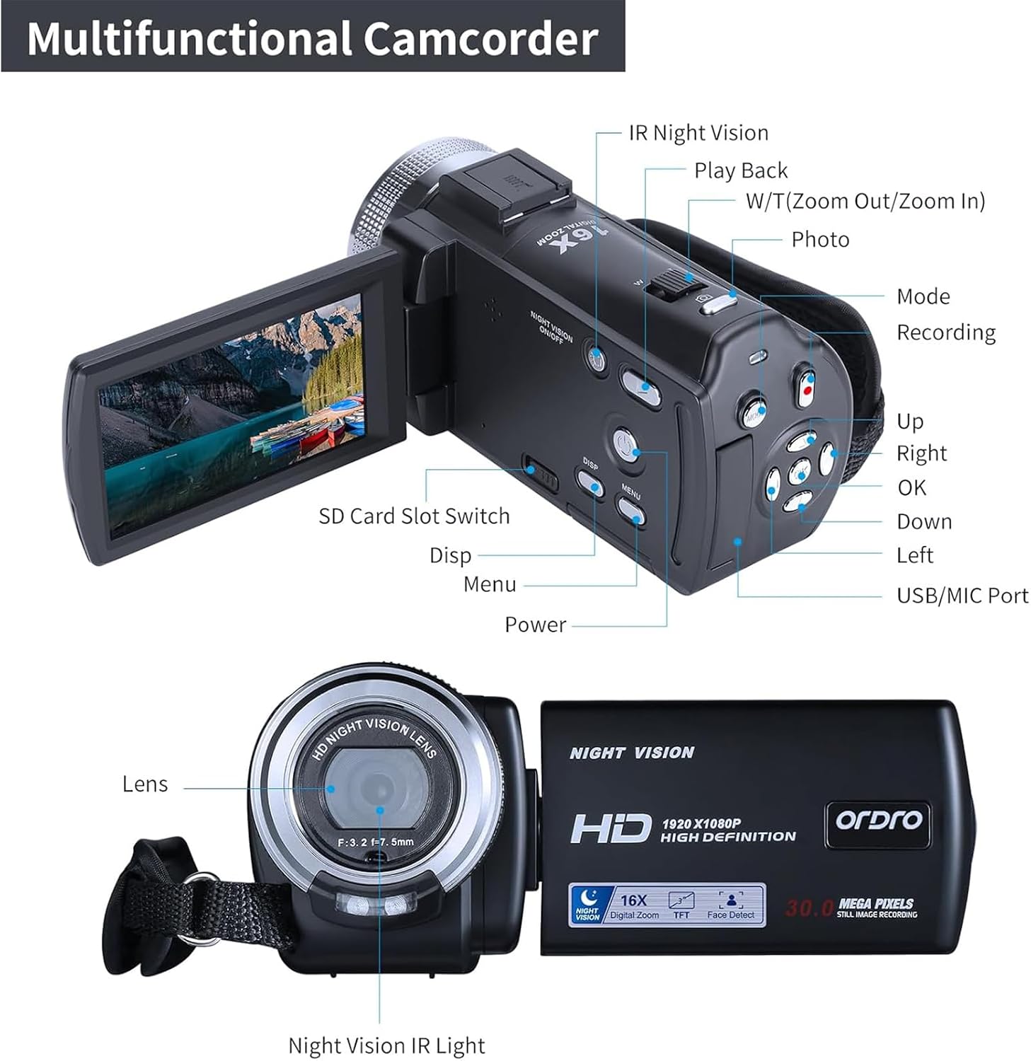 Thumbnail 4 de ORDRO V12 Camcorder Review: A practical Full HD option for everyday recording