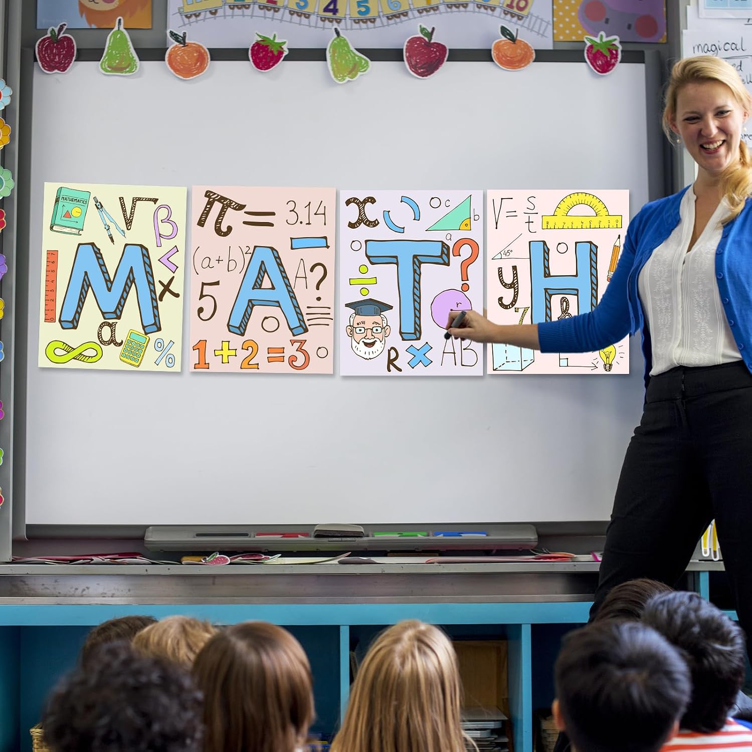Thumbnail 5 de Math Learning Posters, Cardstock