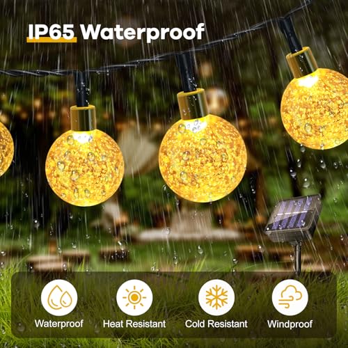 Thumbnail 3 de Guirnaldas Luces Exterior Solares Caldarax 11 m 60 LED – Blanco cálido