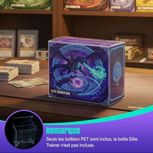 Thumbnail 7 de Wigearss 10 Pièces Boîtes de Protection pour Pokémon ETB – Étui PET transparent pour Pokémon TCG