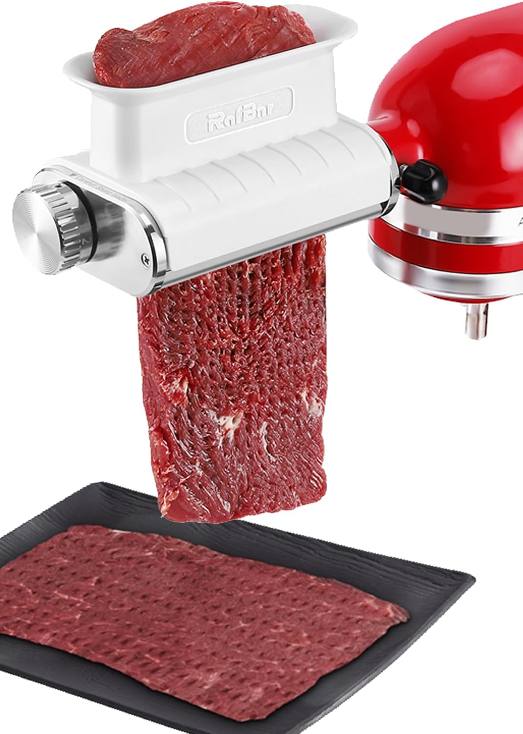 Detalle de RAFBAR R82210 Meat Tenderizer Attachment for KitchenAid & Cuisinart Mixers