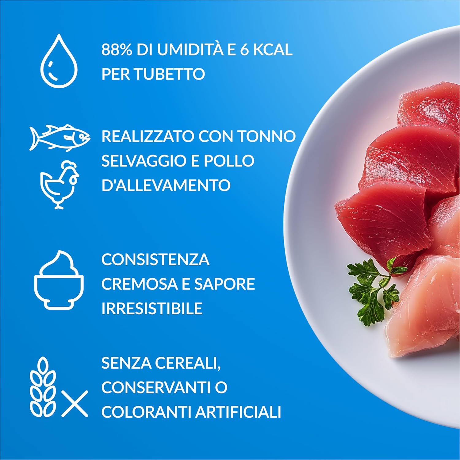 Thumbnail 2 de INABA Churu Snack per Gatti Cremoso in 4 Varietà al Tonno – 60 Stick da 14 g