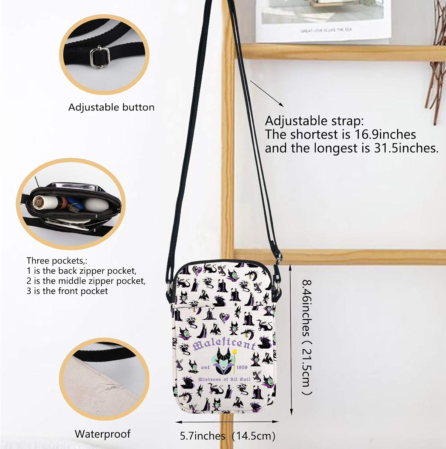 Thumbnail 2 de FOTAP Mistress of Evil Crossbody Bag