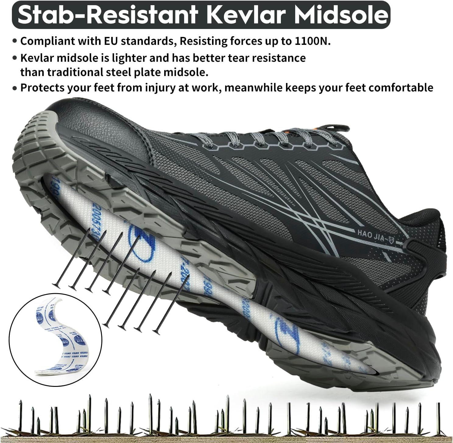 Thumbnail 3 de RUGNOR Safety Trainers: Lightweight Steel Toe Cap Trainers for Work