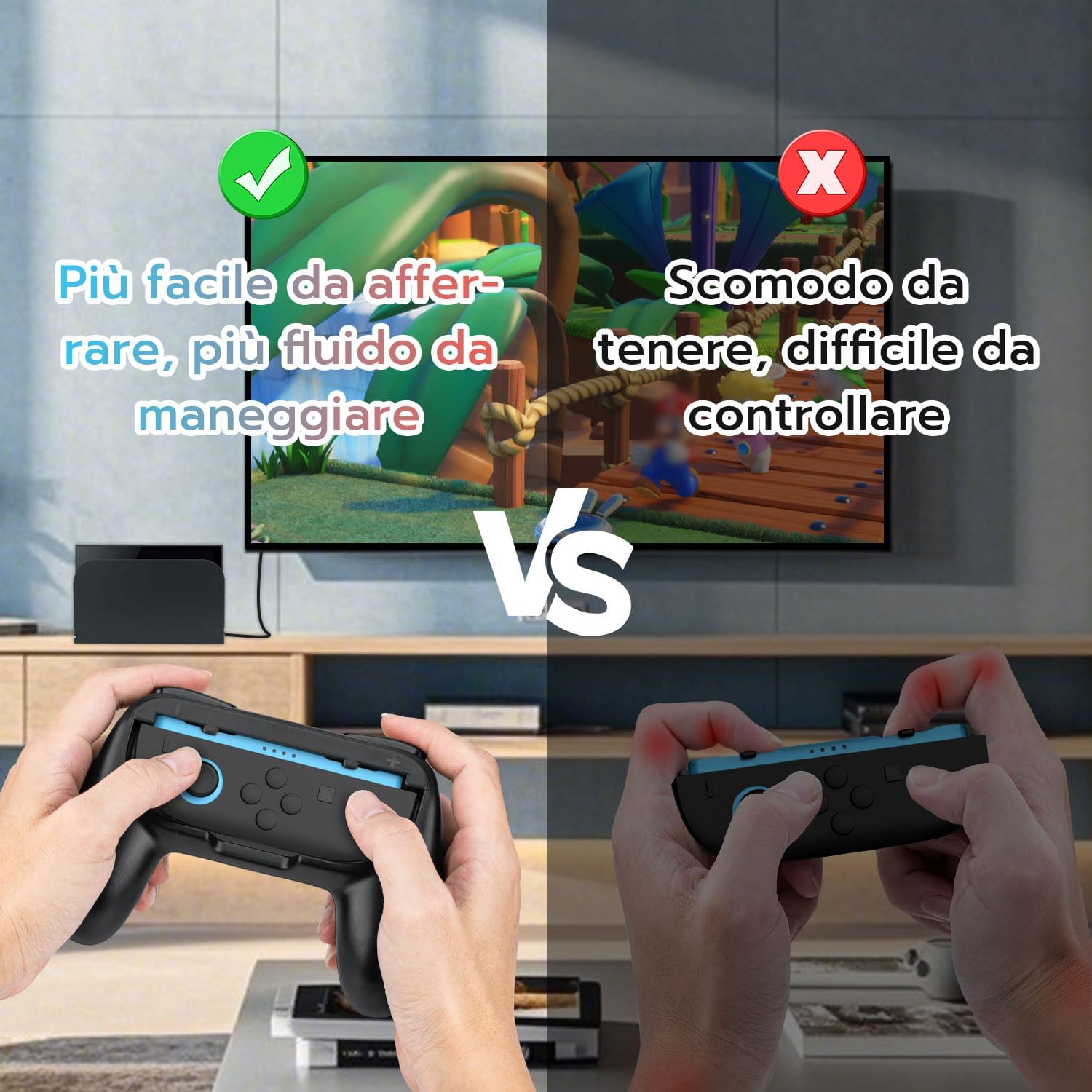 Thumbnail 5 de Mcbazel Presa Grip per Nintendo Switch Joy‑Con