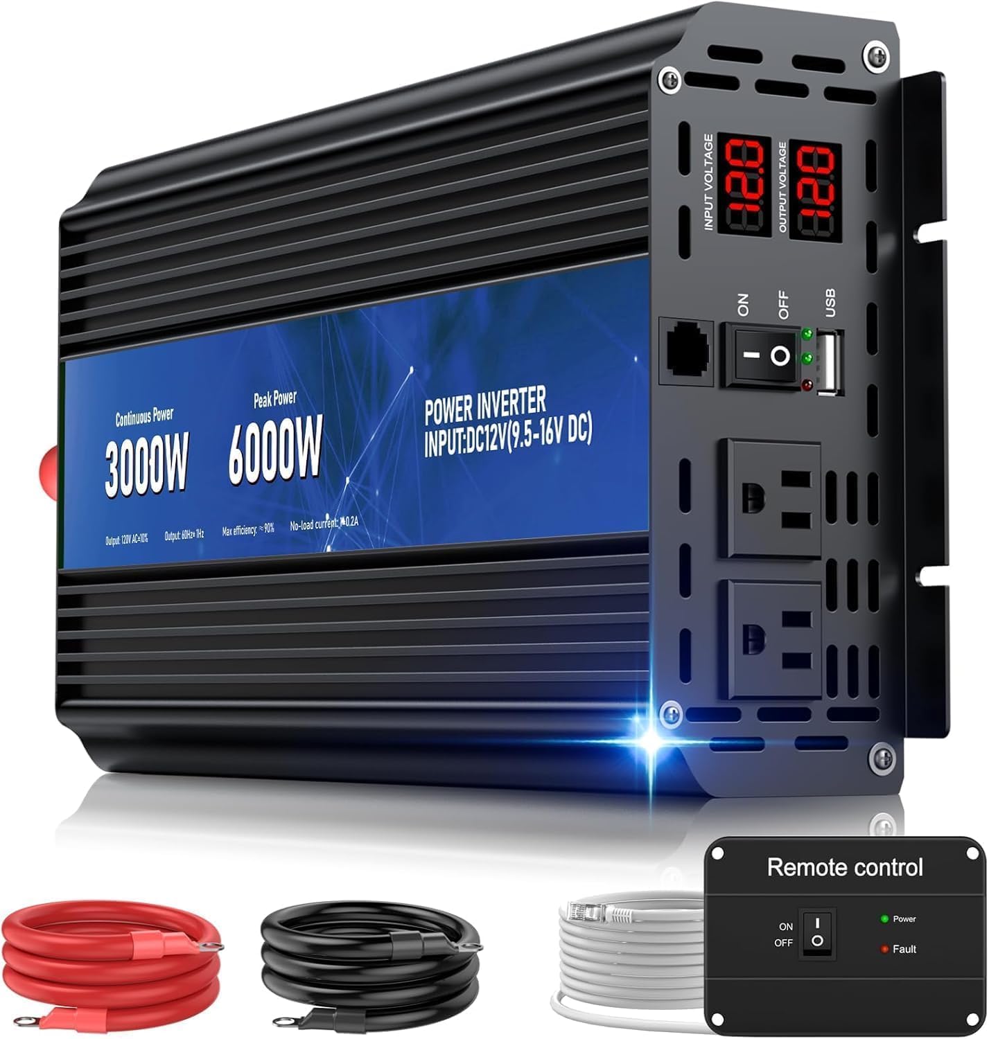 Detalle de 3000W Power Inverter 12V to 120V