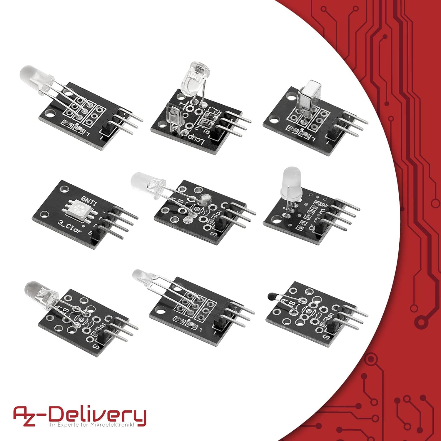 Thumbnail 2 de AZDelivery kit 35 sensor “35 in 1” per Arduino con moduli ed e-book incluso