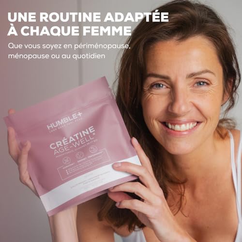 Thumbnail 6 de HUMBLE+ Créatine Glow Age-Well Monohydrate + B6 & B12 – 310 g