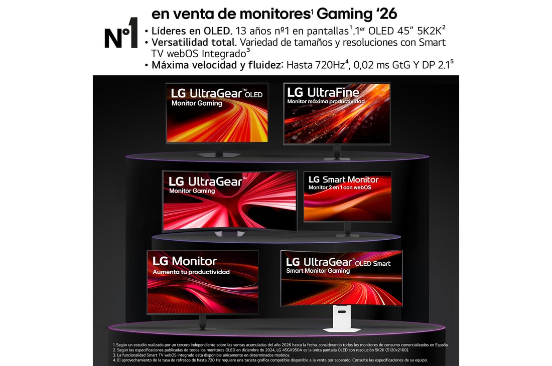 Detalle de LG Smart Monitor Ultrafine 31,5'' (32U701SB-B): webOS, UHD y VA para todo en un solo lugar