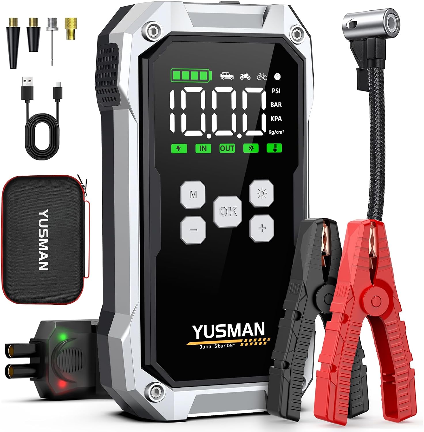 Thumbnail 6 de YUSMAN Starthilfe Powerbank 6000A Autobatterie-Booster