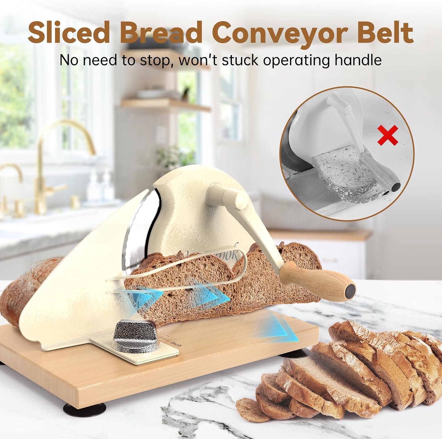 Detalle 2 de vanerepok Manual Bread Slicer 0.8 in 🍞