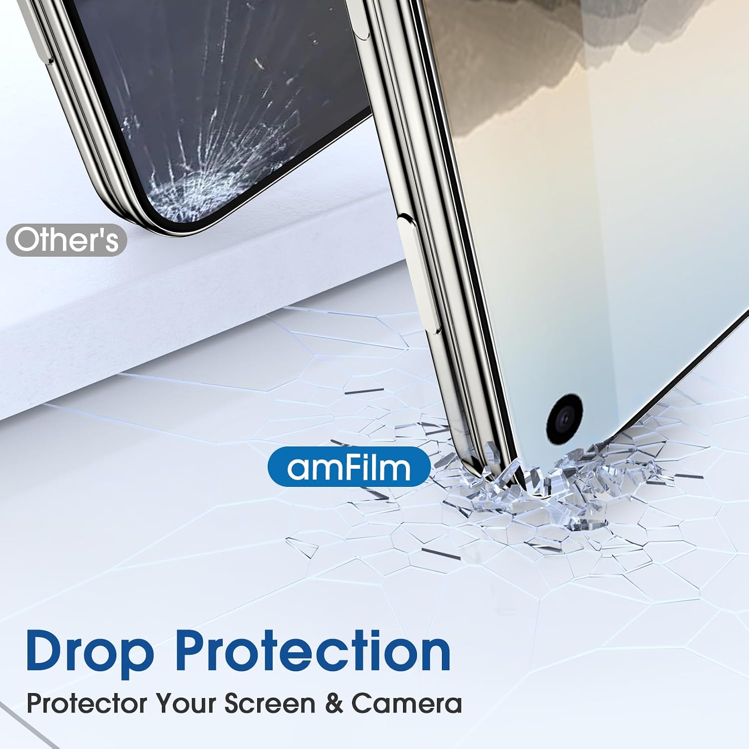 Thumbnail 5 de amFilm OneTouch OT-IPH18F iPhone Duo Screen Protector, 9H Tempered Glass