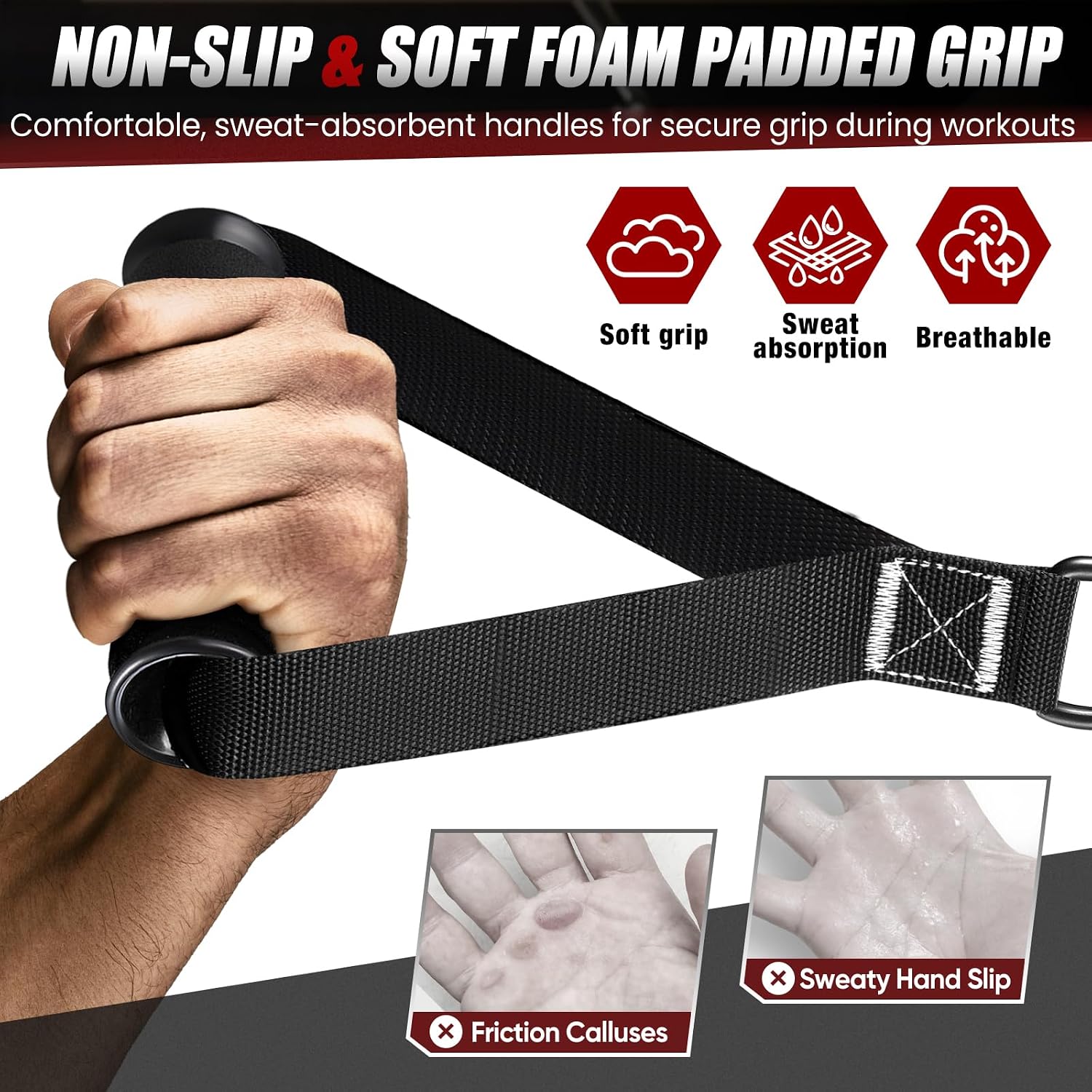 Detalle 2 de HPYGN Resistance Bands 5‑Tube Set