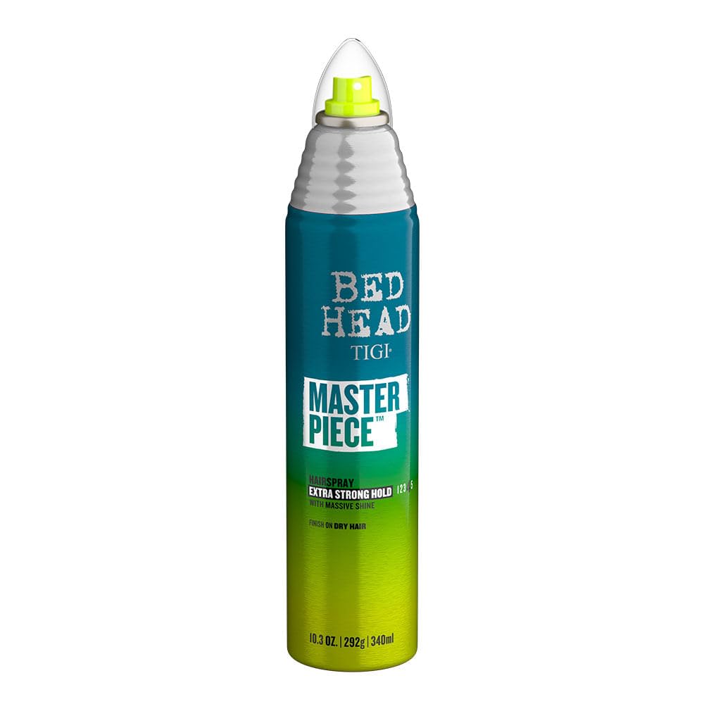 Detalle de Bed Head by Tigi Masterpiece Shiny Haarspray – starker Halt und brillanter Glanz (340 ml)