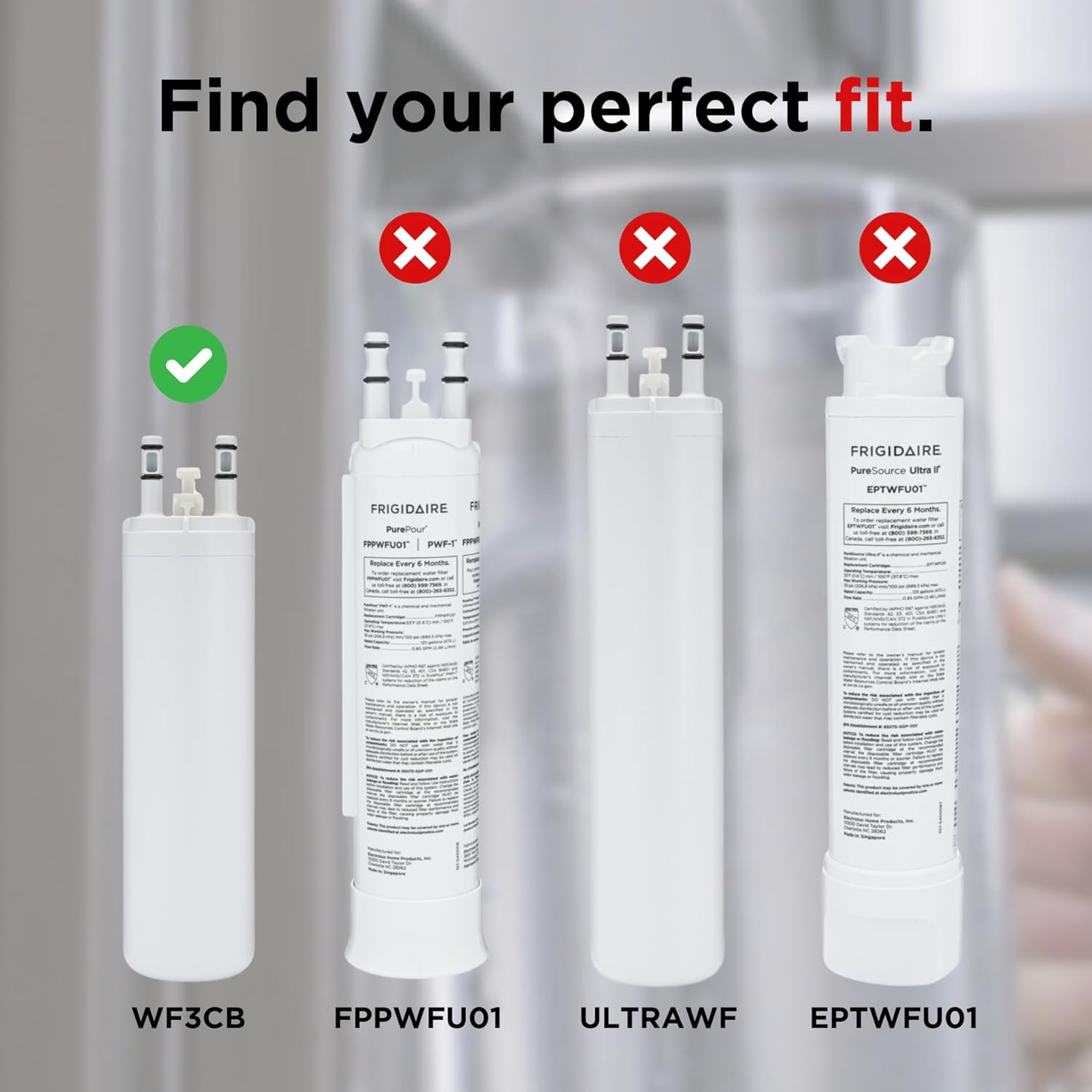 Detalle de Frigidaire WF3CB PureSource3 water filter 9 in