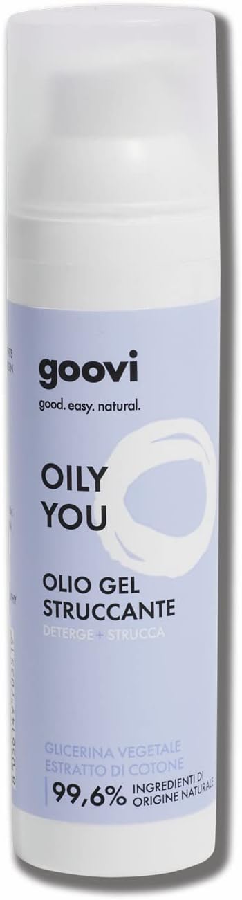 Detalle de Goovi Oily You – Olio Gel Struccante Idratante per Tutti i Tipi di Pelle (75 ml)