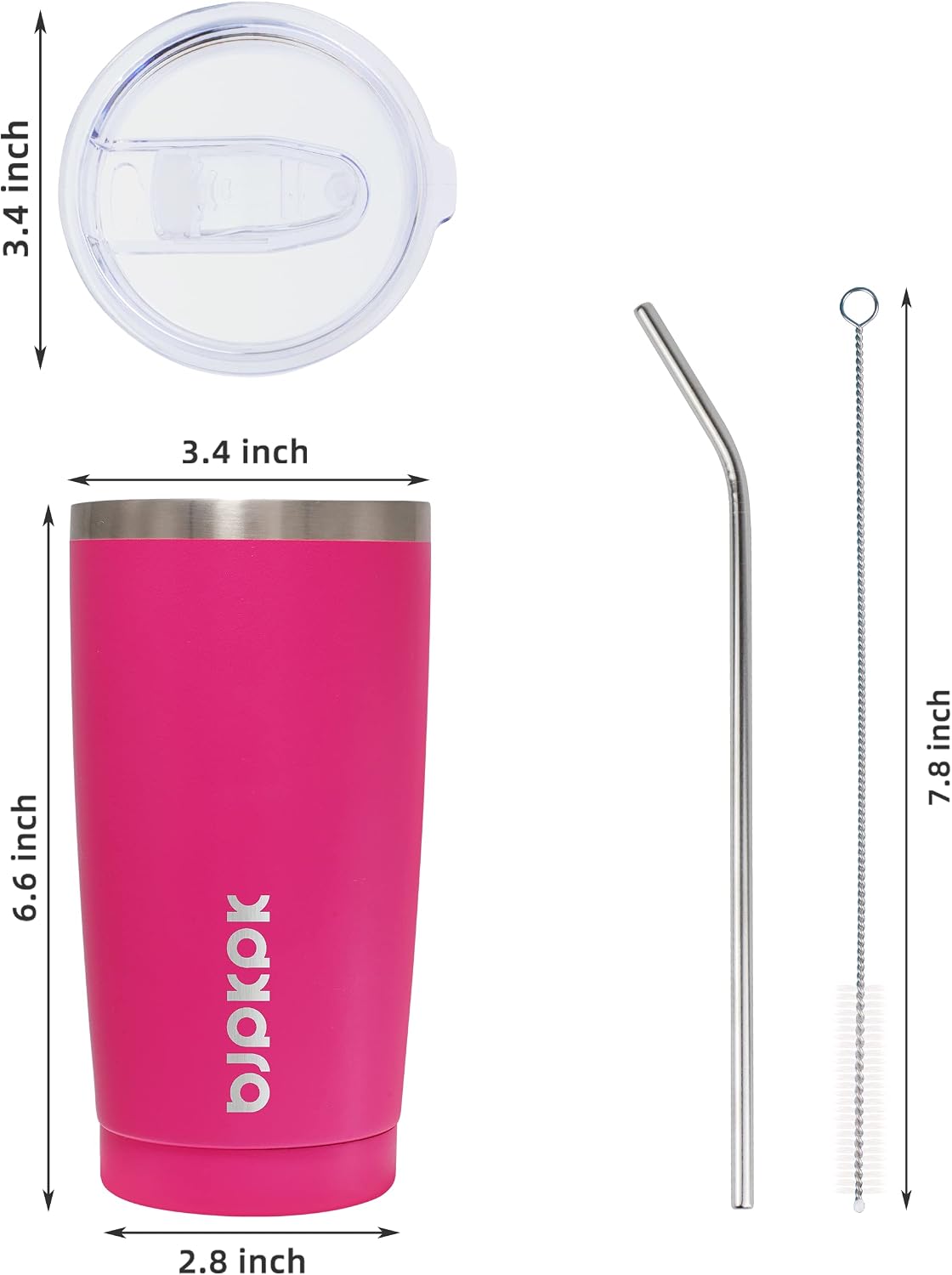 Detalle de BJPKPK Insulated Tumbler 20 oz