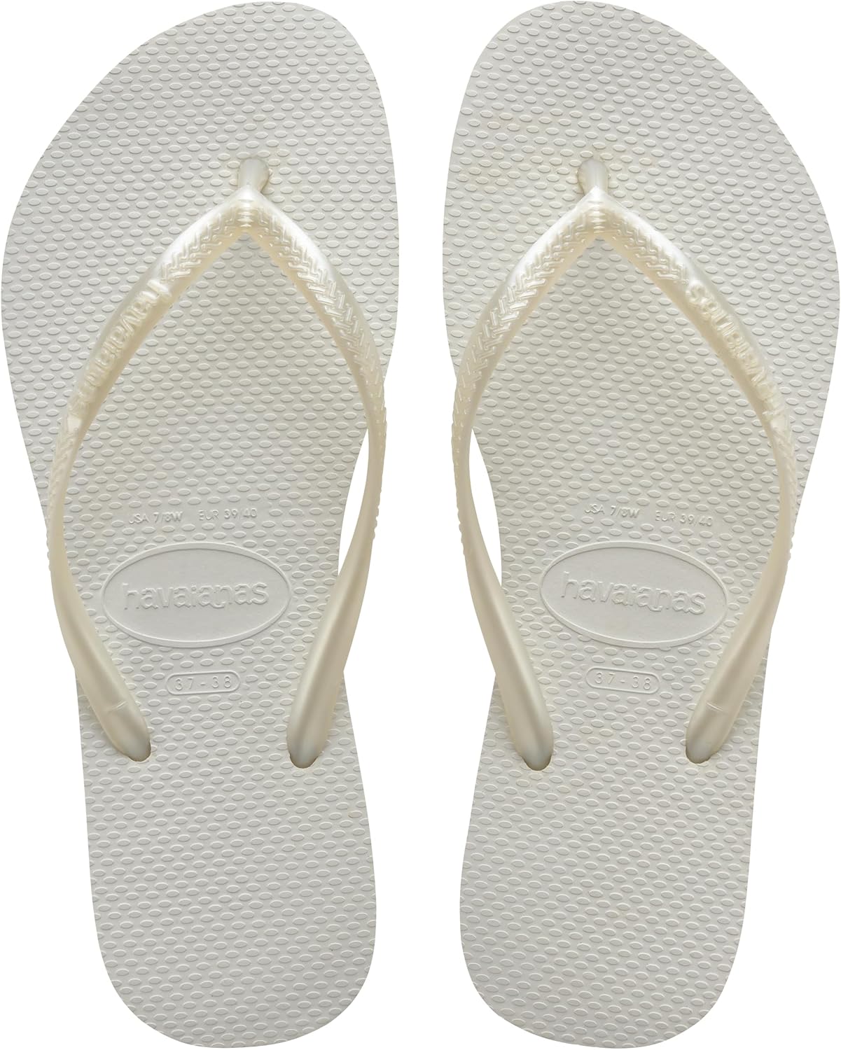 Detalle de Havaianas Slim: Chanclas elegantes para mujer, ligeras y duraderas