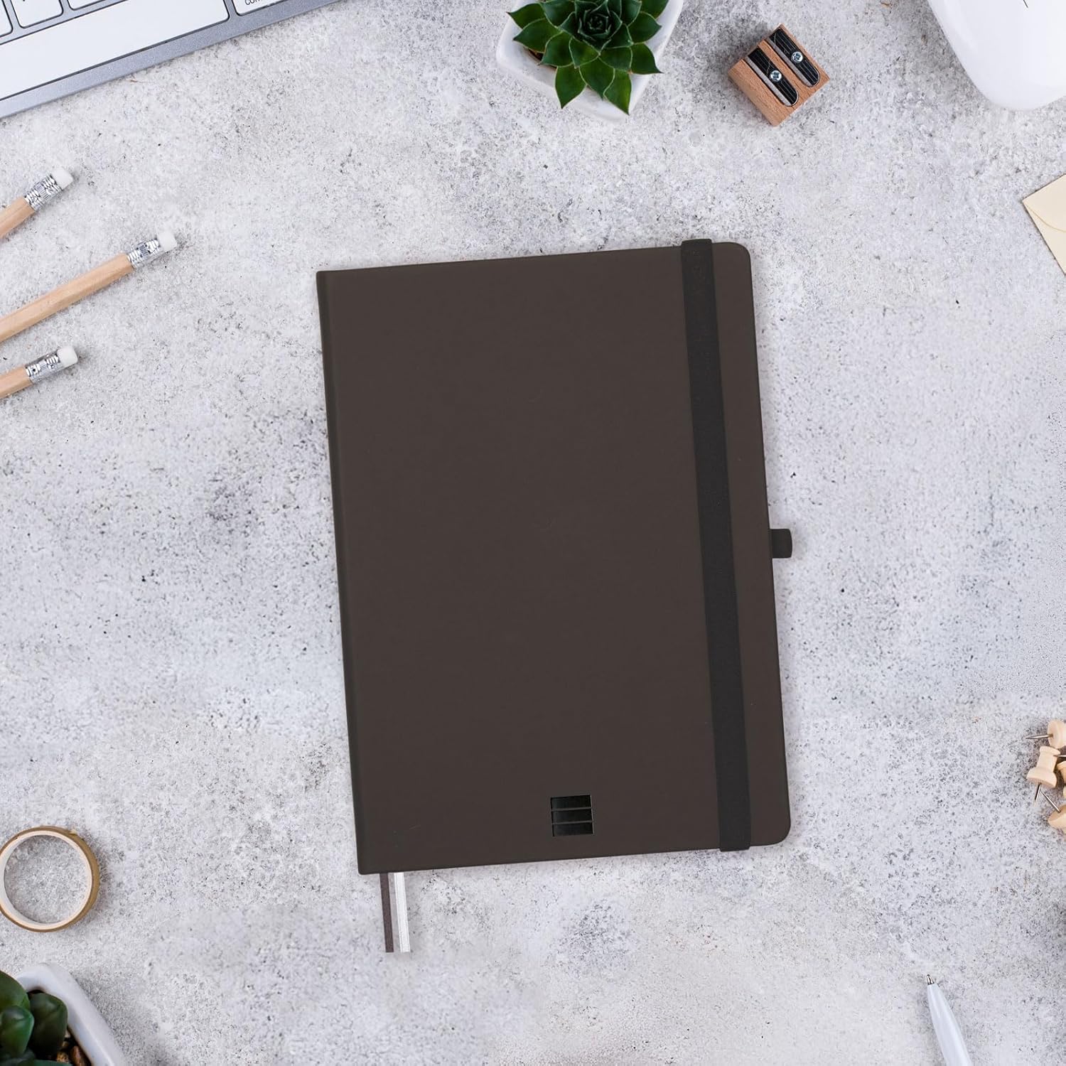 Thumbnail 1 de Finocam – Cahier Nexo Couverture Souple Uni Noir, A5 à Feuilles Microperforées (72 feuilles) avec pochette et passant pour stylo