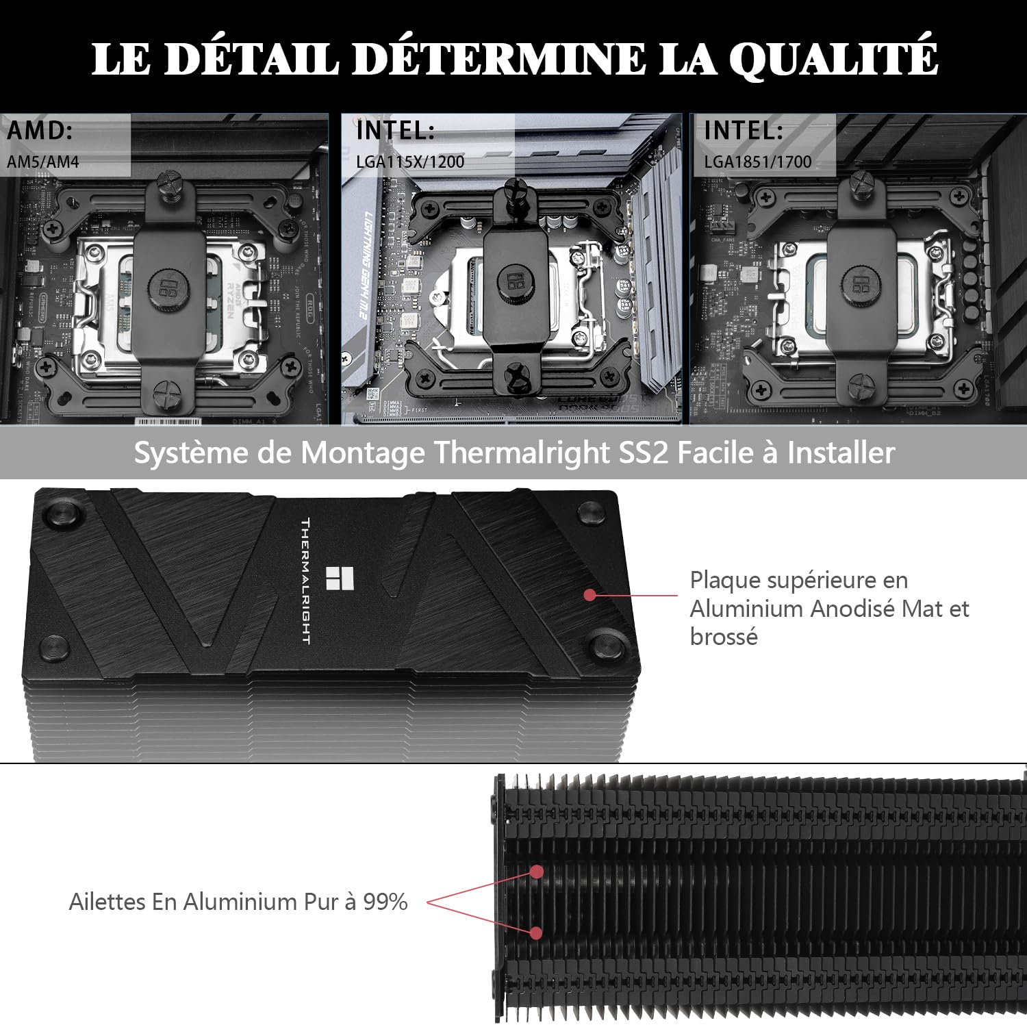 Detalle 1 de TR Assassin Spirit 120 EVO Dark CPU Cooler 156 mm
