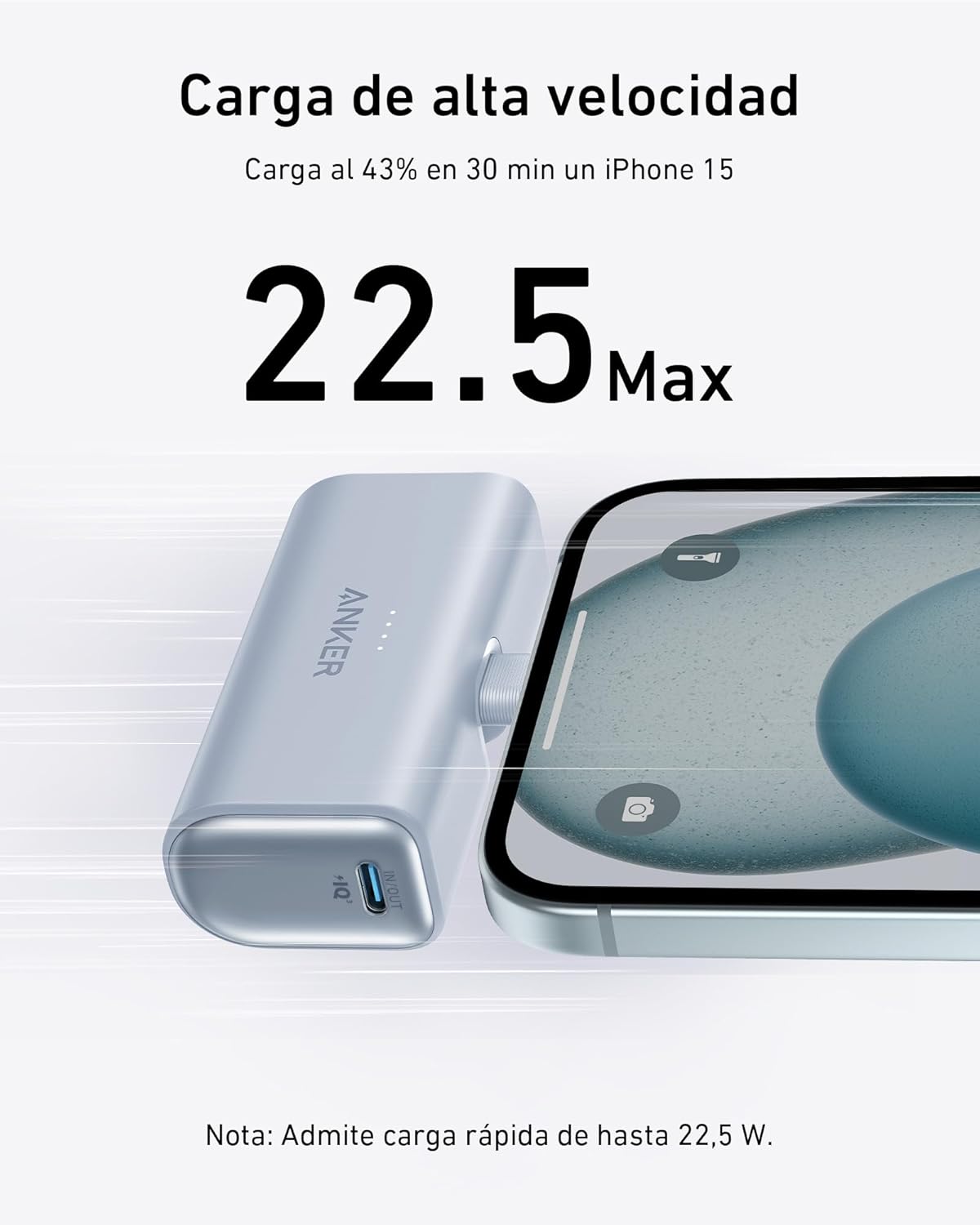 Thumbnail 1 de Anker Nano Powerbank 5000 mAh 🔋 22.5W con USB-C, Azul