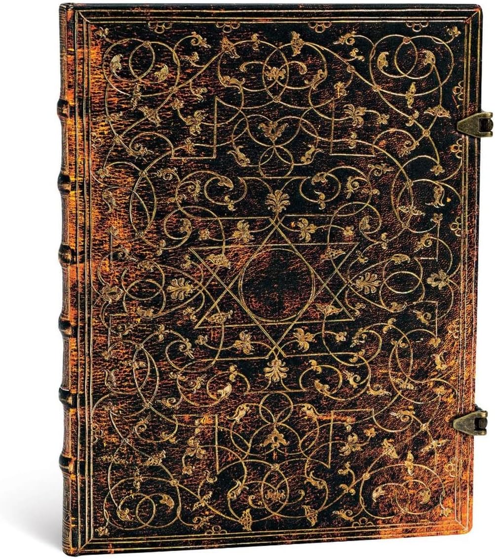 Detalle de Paperblanks Grolier 1595-6 notitieboek Ultra, harde kaft, gelinieerd, 144 pagina’s