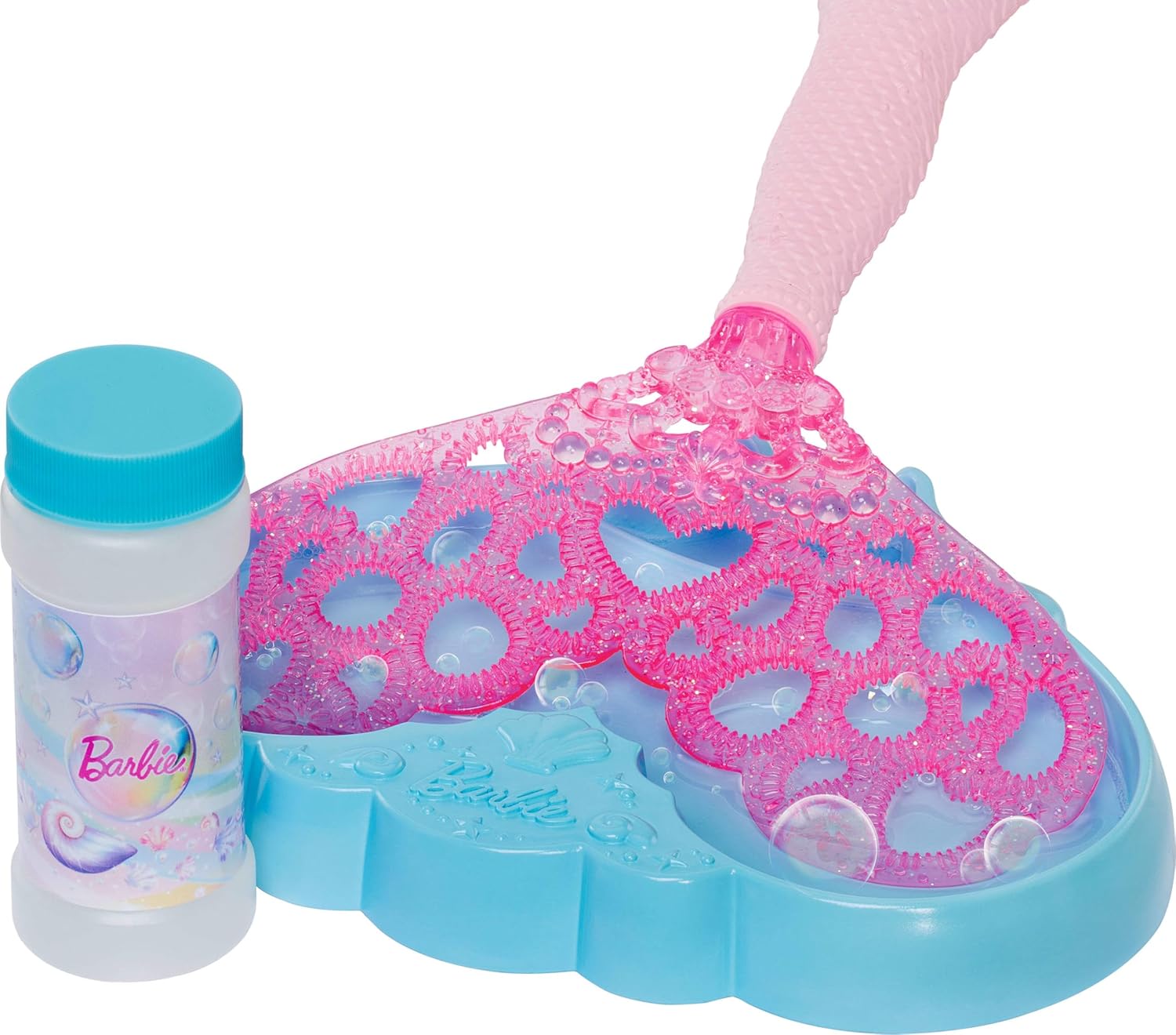 Detalle 2 de Barbie Bubble Sparkle Meerjungfrau-Puppe JLW56