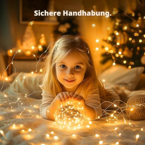 Thumbnail 4 de Bitjam 2er-Set LED-Lichterkette 100 LED, 10 m, Batterie & Timer – Innen