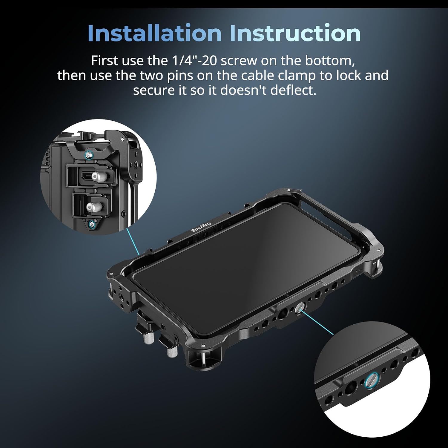 Thumbnail 2 de SmallRig Monitorkäfig-Kit für Atomos Shinobi II