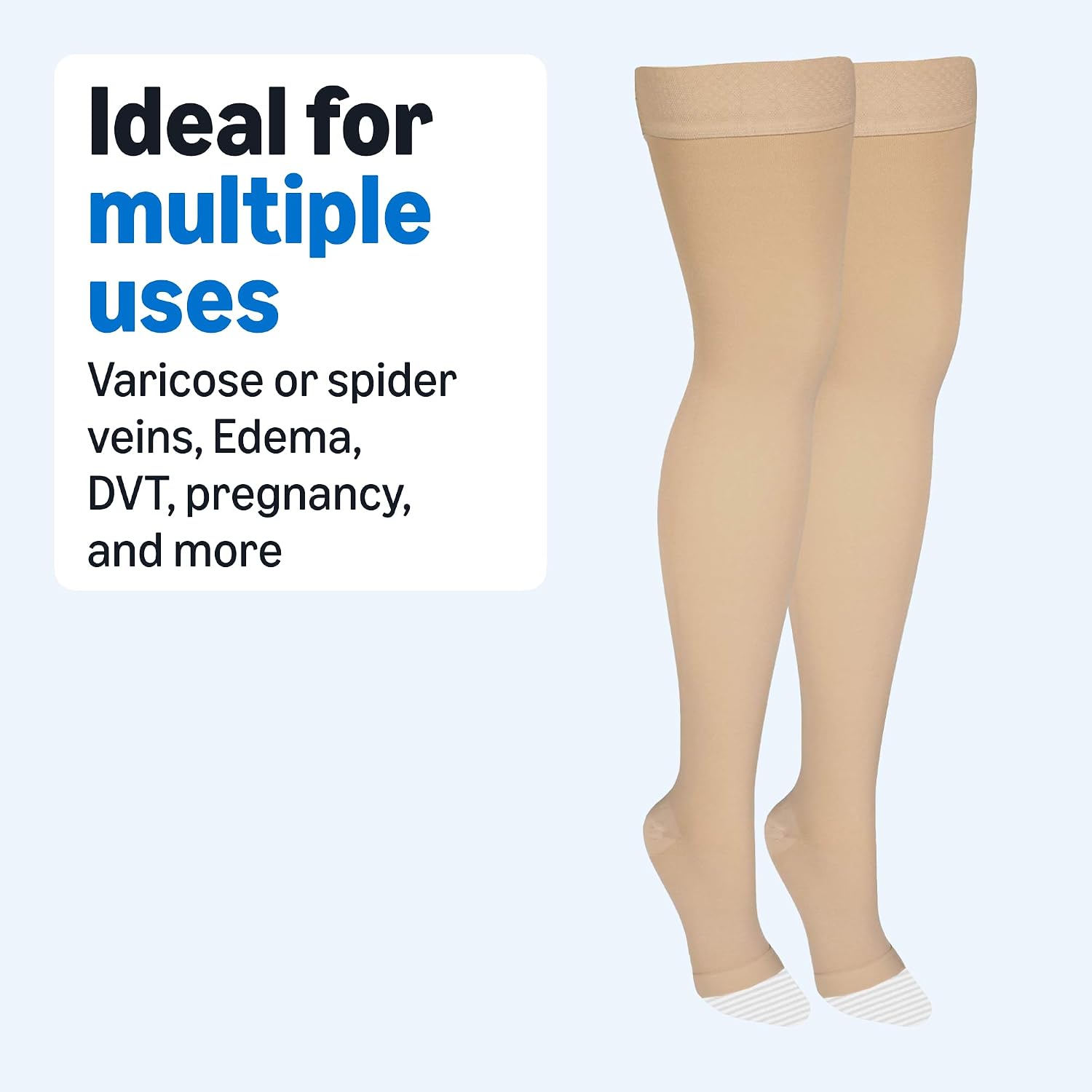 Thumbnail 5 de Amazon Basic Care Medical Compression Stockings 20-30 mmHg 2X-Large