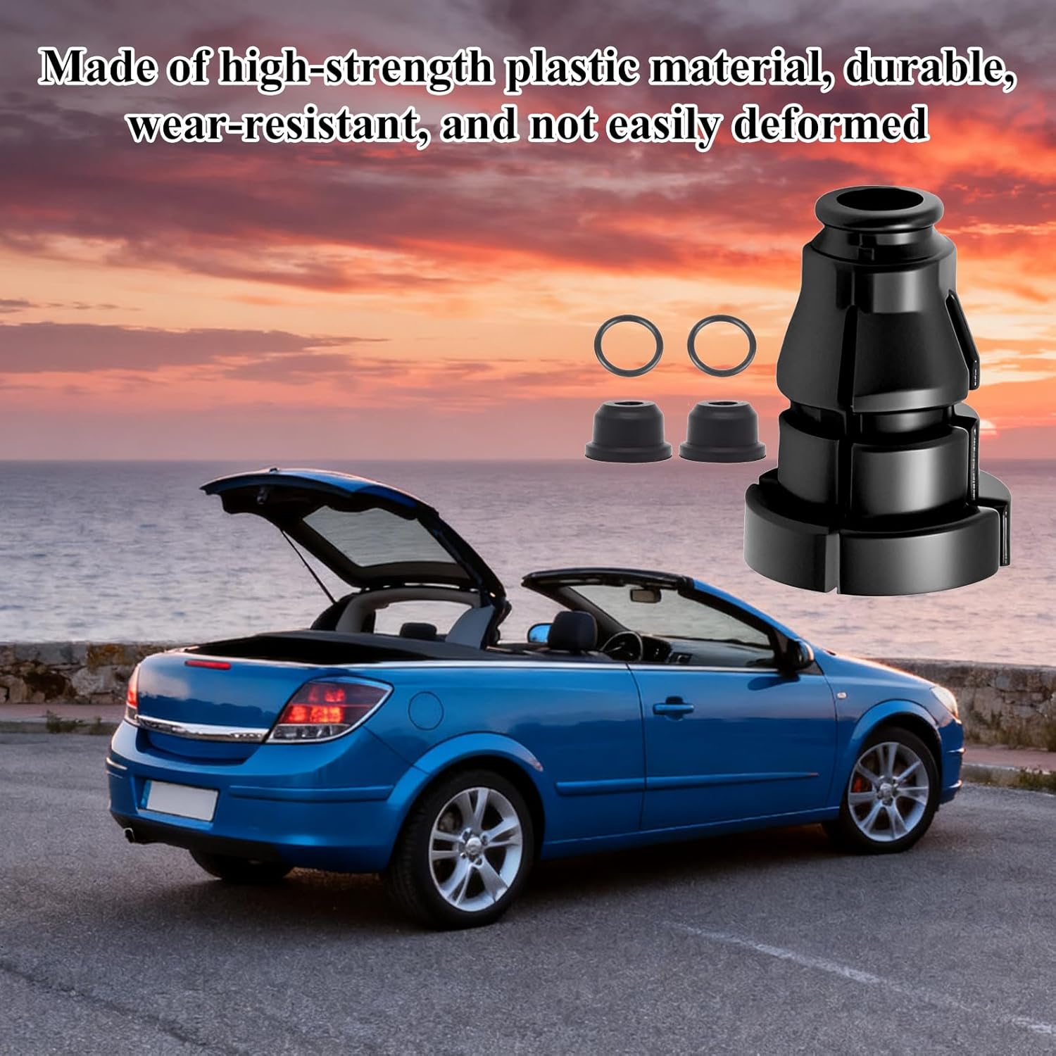 Detalle de Raheem 1K0798741 Clutch Master Cylinder Connector Clip + Seal Repair Kit (Set of 4) for VW Group Models