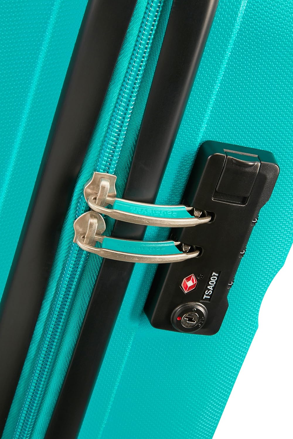 Detalle de American Tourister BON AIR Spinner S 55 cm – Bagaglio a mano in polipropilene, 31,5 L, 2,50 kg, turchese