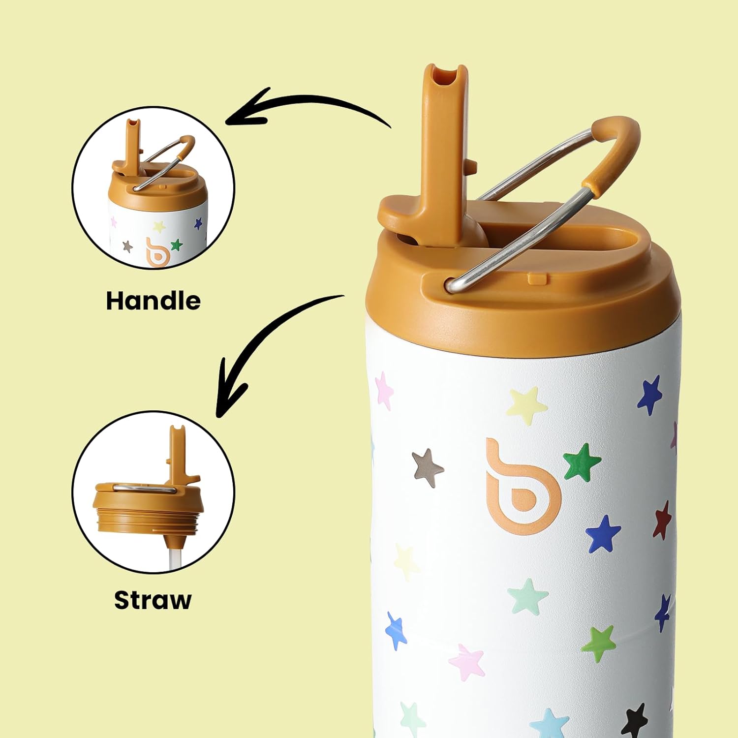 Thumbnail 1 de BOTTLE BOTTLE – Bouteille isotherme 710 ml avec paille (double paroi acier inoxydable)