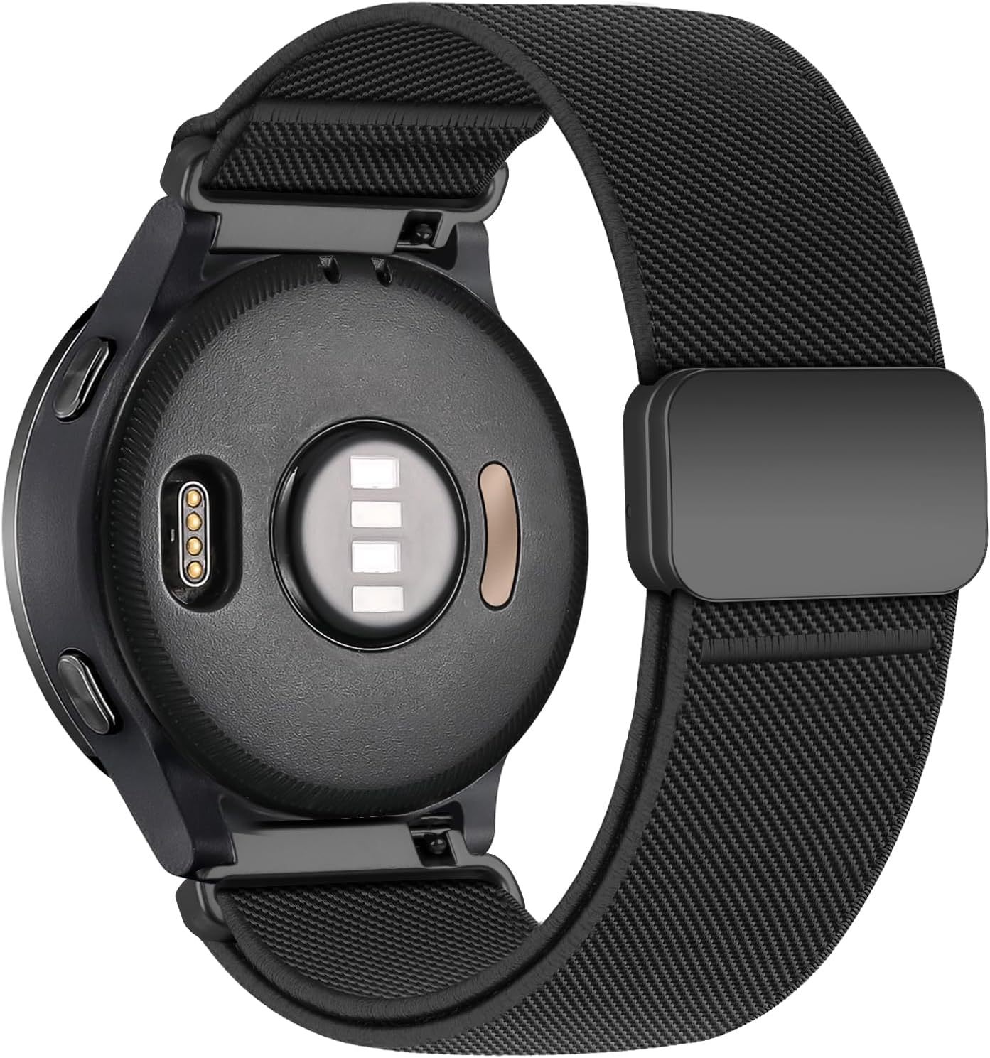 Detalle de 22mm Elastic Magnetic Straps for Samsung Galaxy Watch 3 45mm, Gear S3, Garmin Venu 3 & more (nylon sport band)