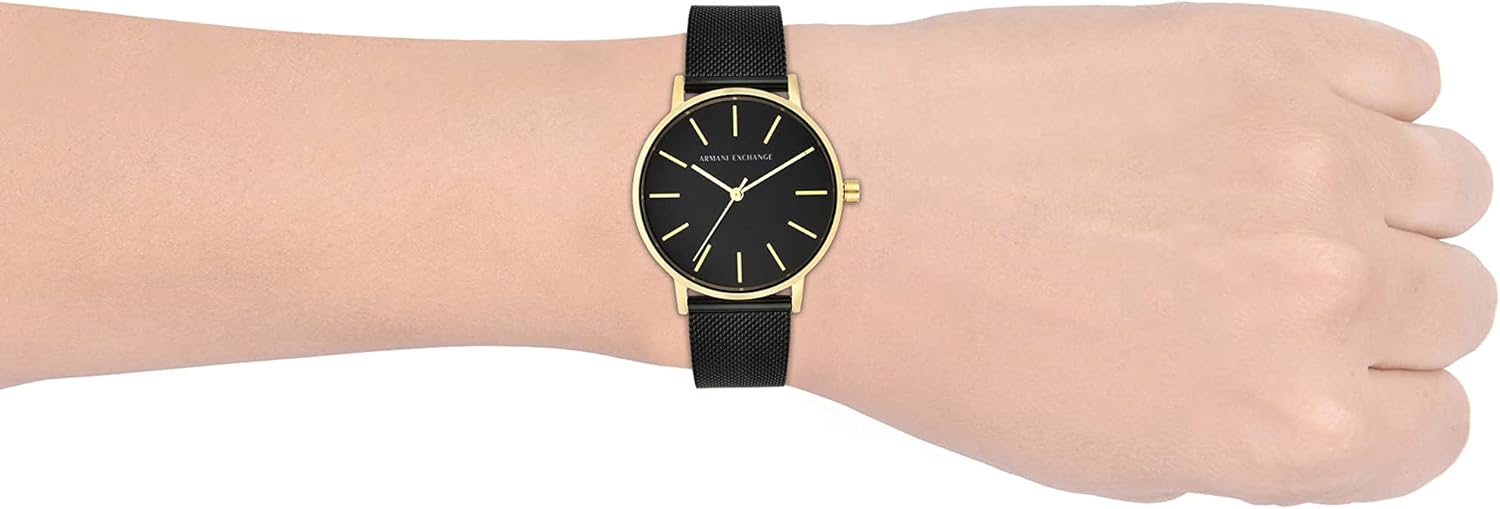 Thumbnail 6 de Armani Exchange AX5548 : montre femme à quartz trois aiguilles, boîtier 36 mm doré en acier inoxydable