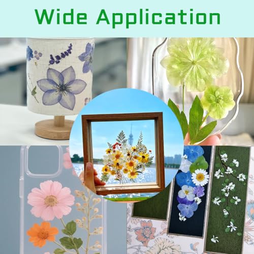 Thumbnail 6 de PRESSINART Kit de Prensado de Flores de Madera con Prensa (2.5 x 3.9 pulgadas) – Set completo para prensar flores y hojas