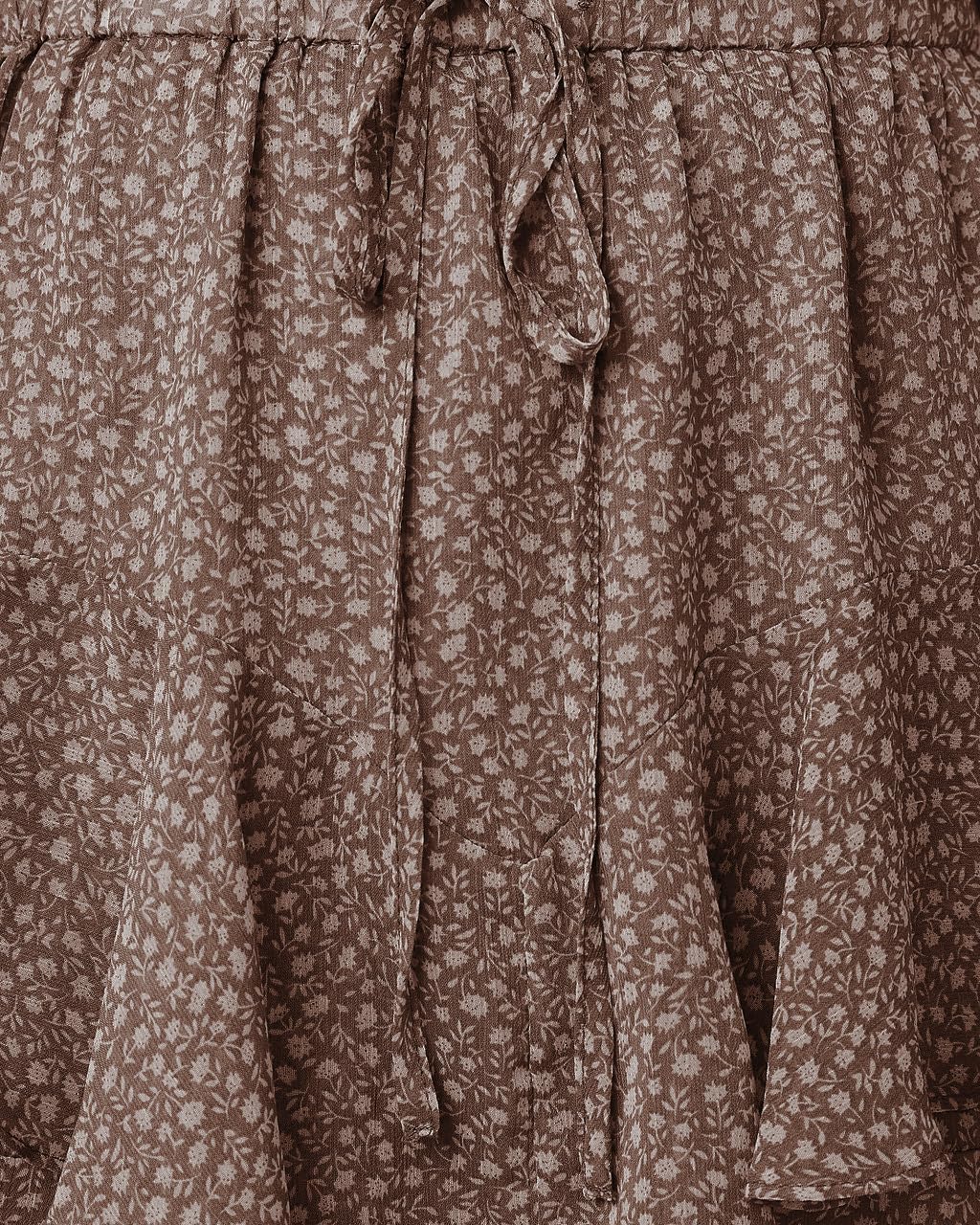 Thumbnail 4 de Aoudery Flowey Shorts for Women Boho Floral Skorts (Butterfly Chiffon Ruffle Mini)