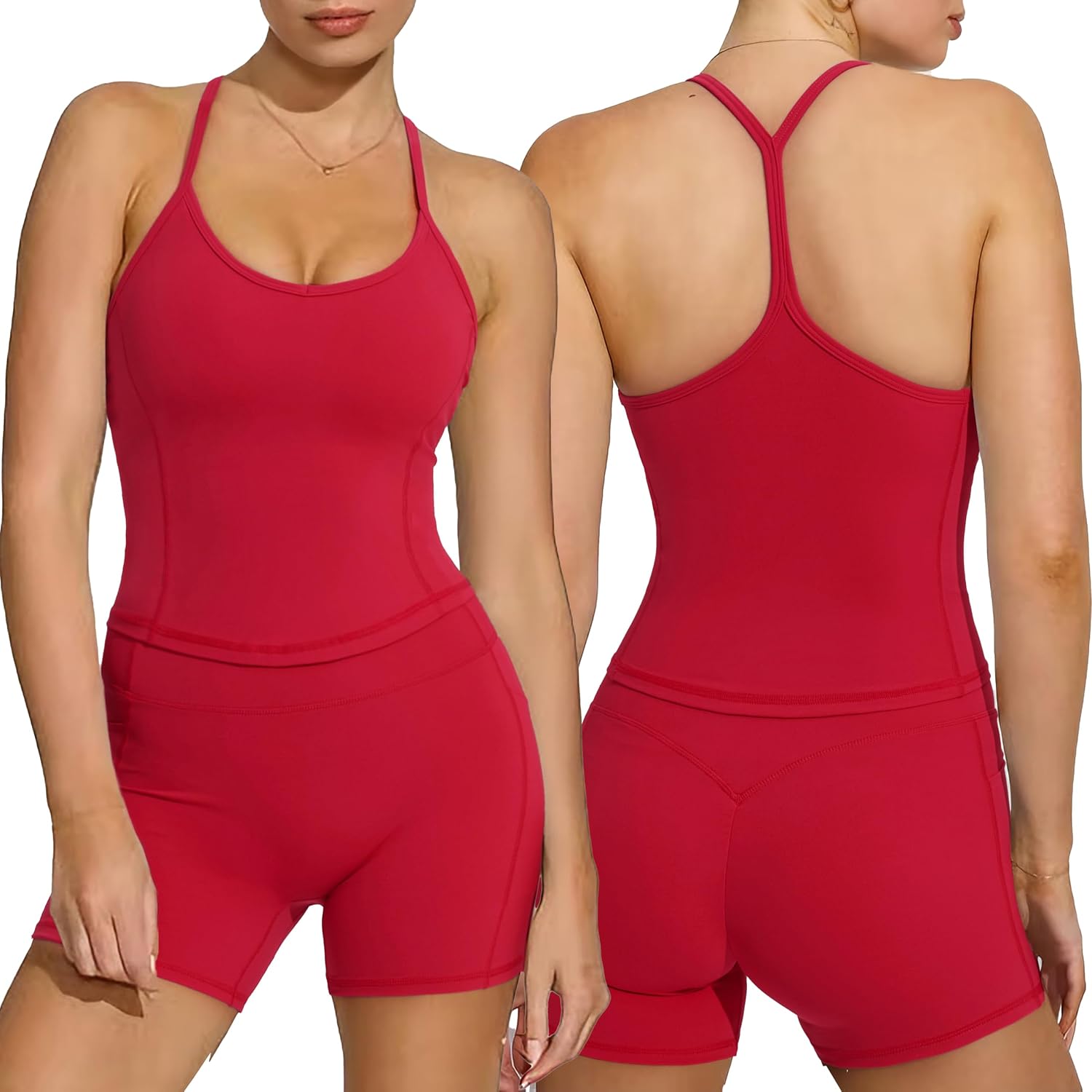 Thumbnail 6 de SUUKSESS Workout Set with High-Waisted Shorts