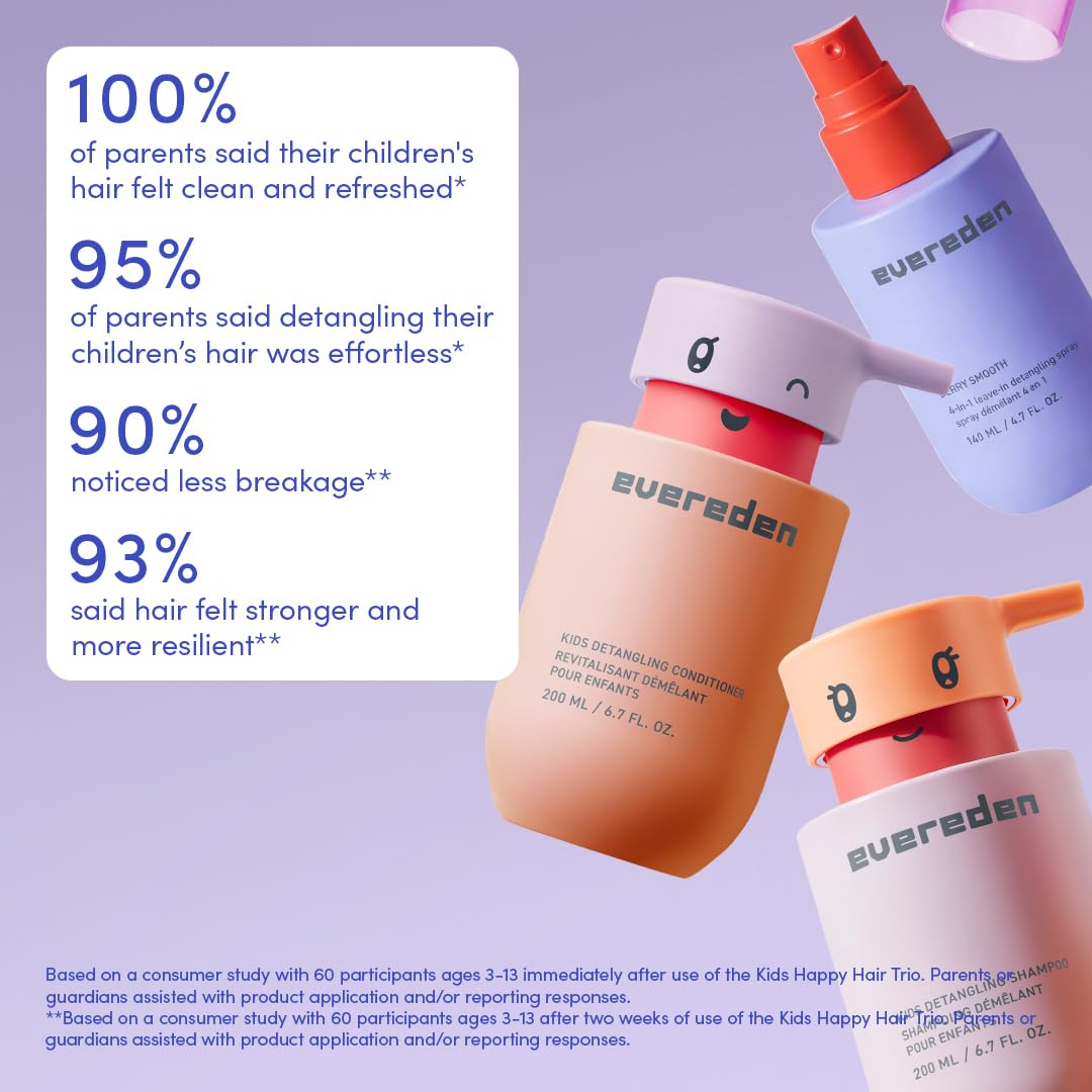 Thumbnail 1 de Evereden Kids Haircare Set: Detangling Shampoo & Leave-In Conditioner for Ages 3+