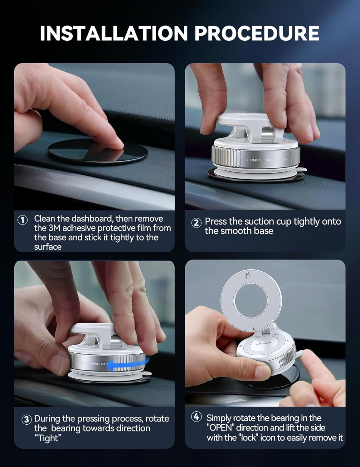 Thumbnail 6 de JOYROOM MagSafe suction mount 360°