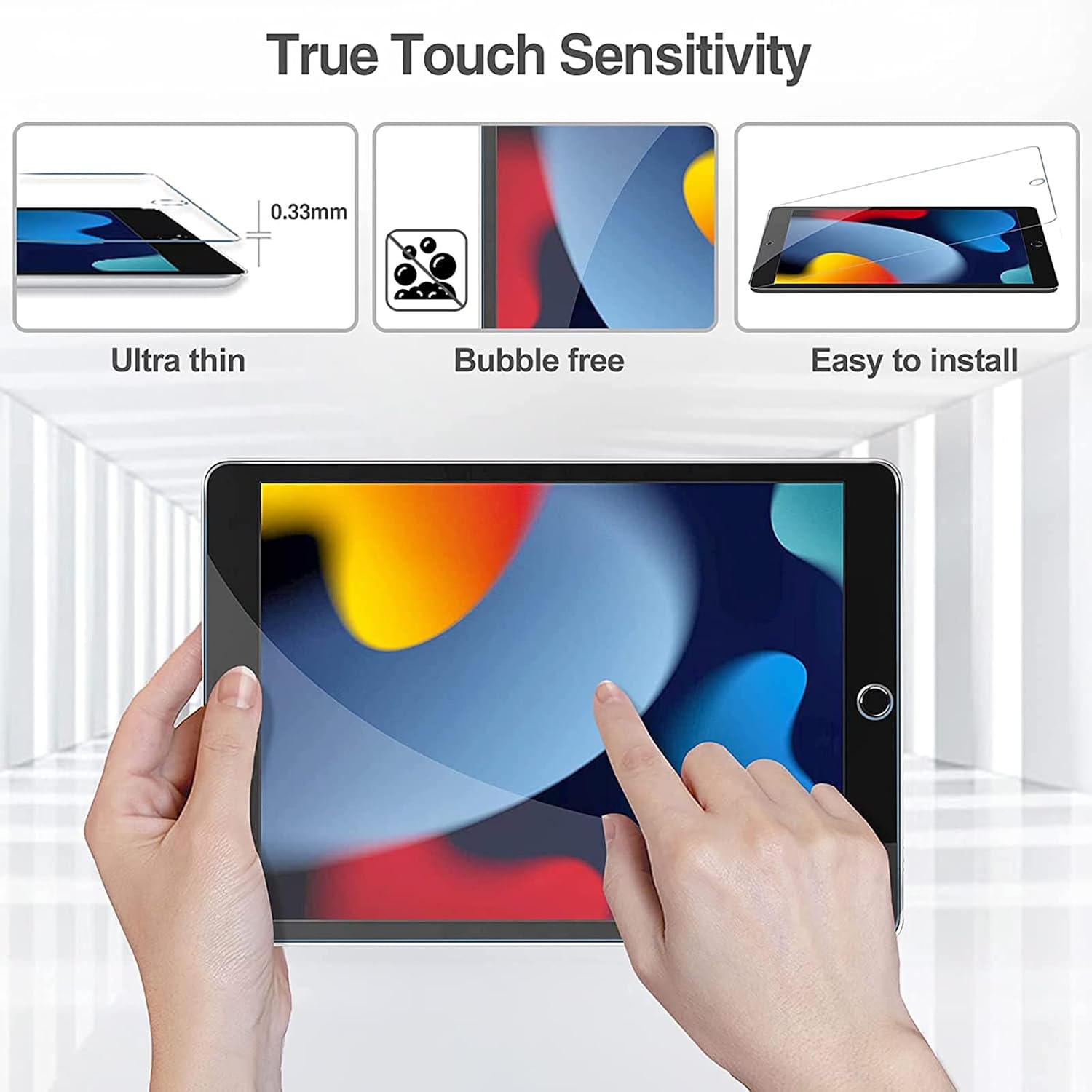 Detalle 1 de XZC Displayschutzfolie für iPad 9