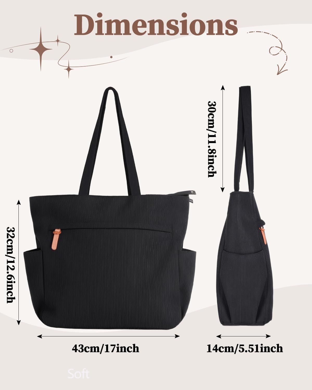 Thumbnail 6 de szyanlai Corduroy Tote Bag