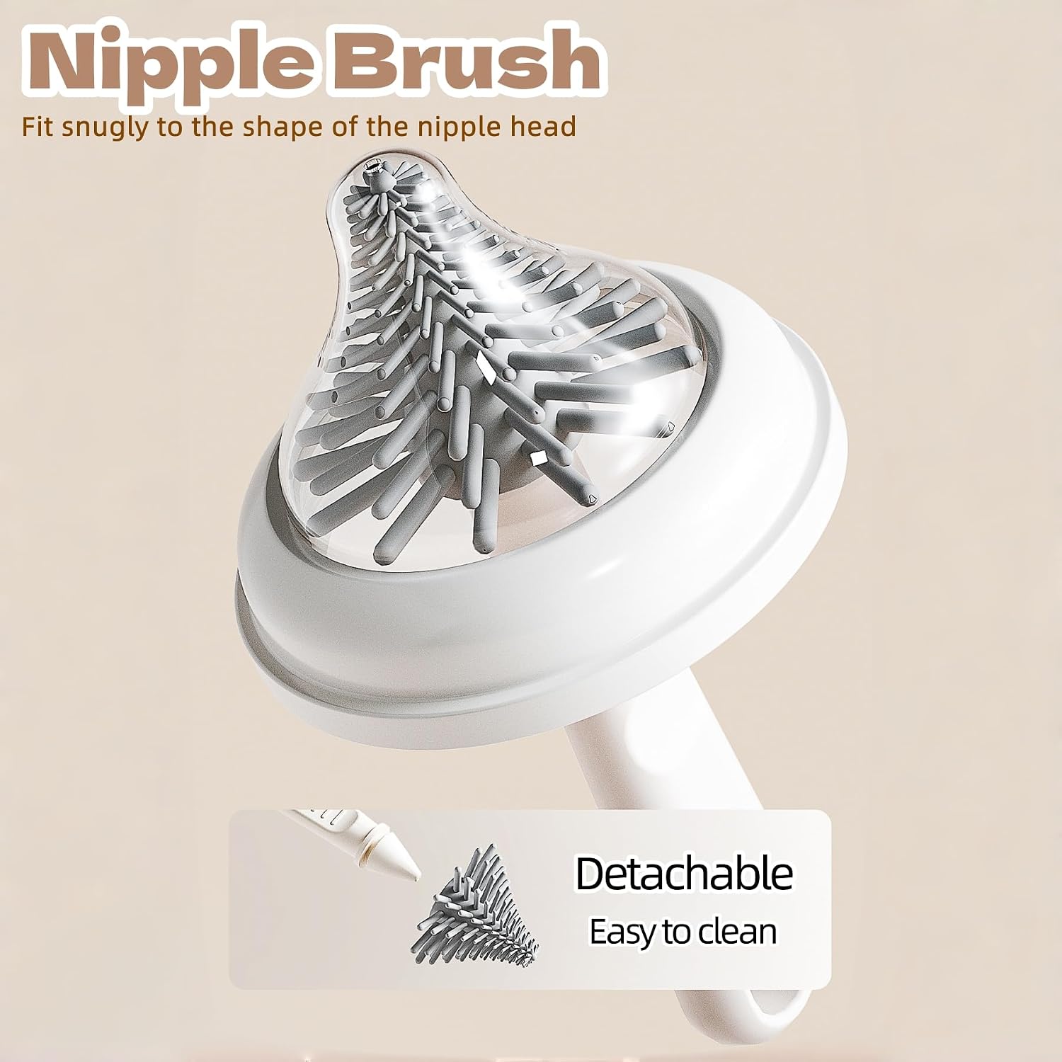 Detalle 2 de Youocomu Baby Bottle Brush Set 6-in-1