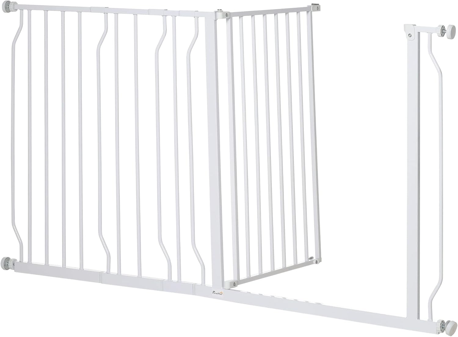 Thumbnail 6 de PawHut Wide Pressure-Fit Dog Gate 76 cm 🚪