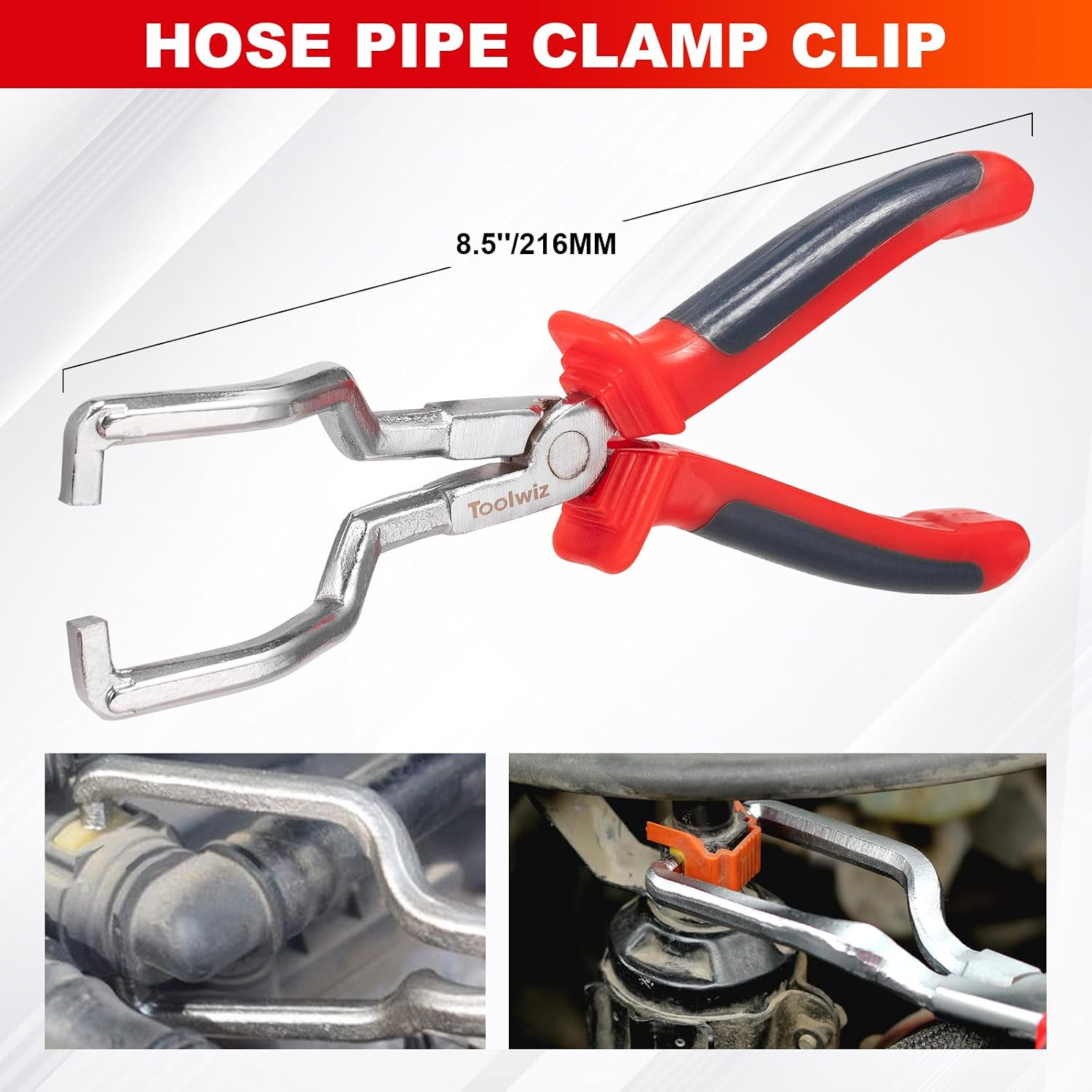 Detalle 1 de Toolwiz TTP4116 6-Piece Fuel Line Pliers Set for Car Repairs