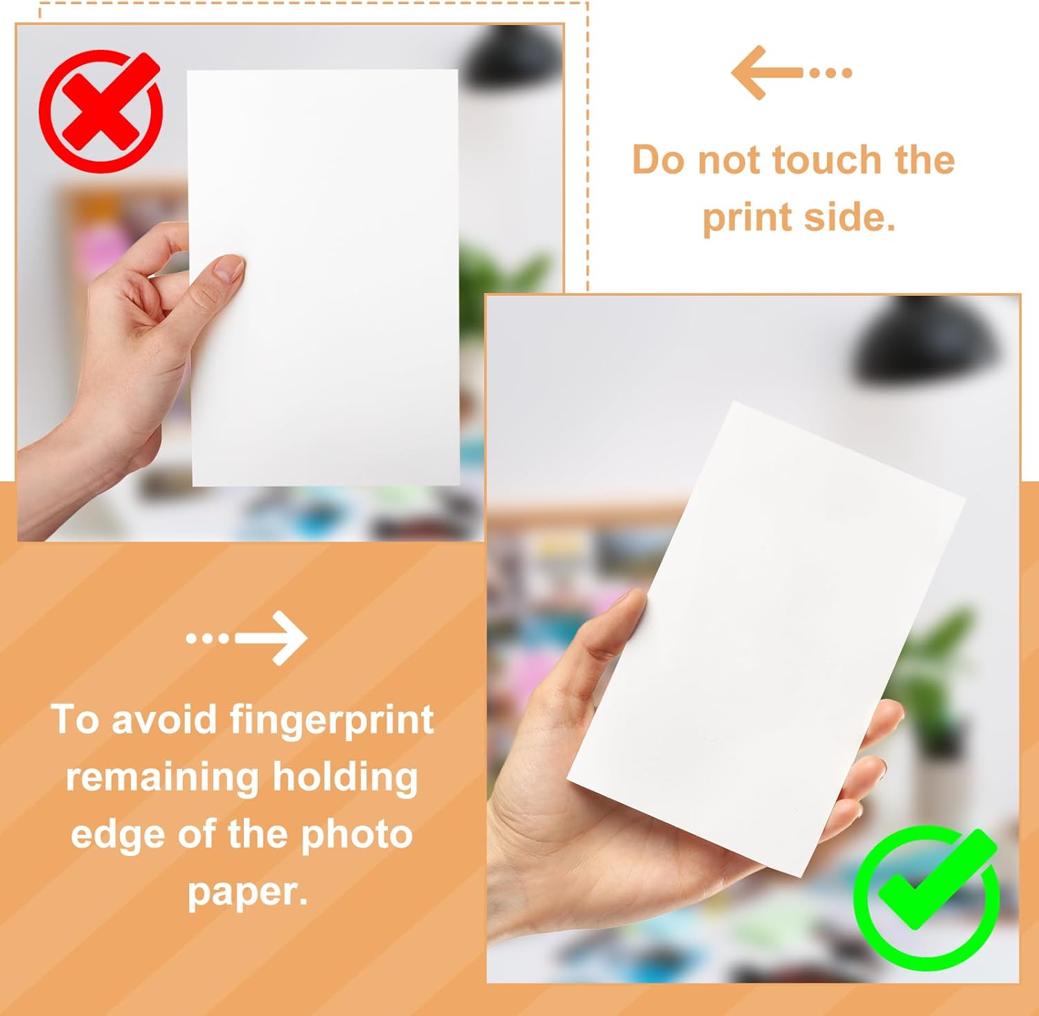 Thumbnail 6 de NineLeaf 2PK Ersatz für Canon Selphy CP1300/CP1500 – 216 Postkarten-Papier im Set (10x15 cm) inkl. KP-108IN Tinten